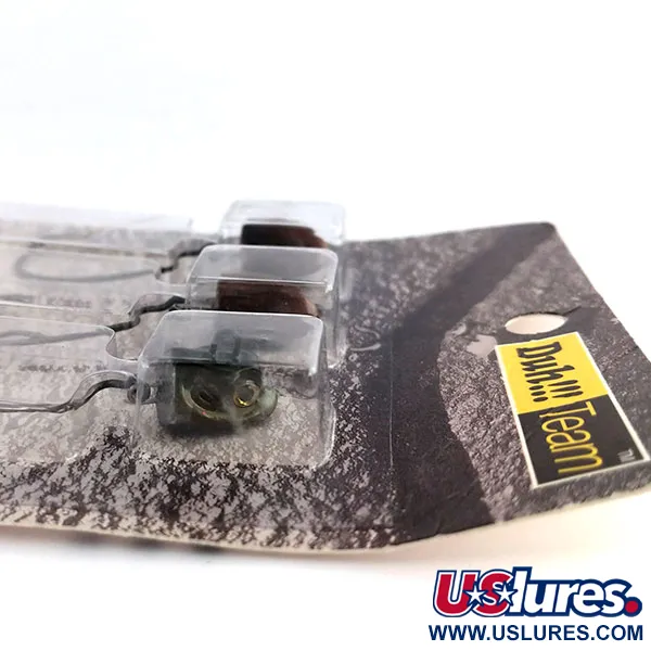 Other DUH!!! Head набір офсетних джиг-головок, Оливковий/червоний, 11 г, до рибалки #9818