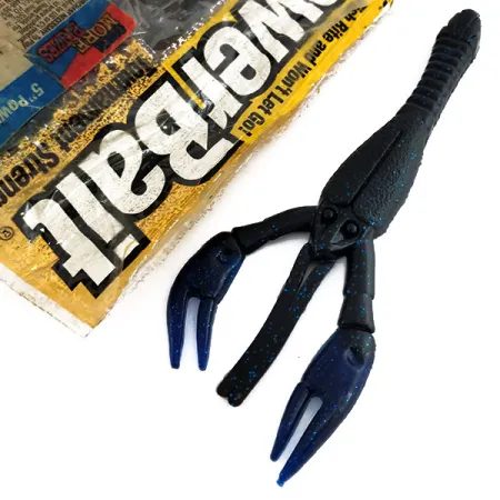 Berkley Powerbait Power Craw, 5 шт., силікон, Black/Blue, до рибалки #9820