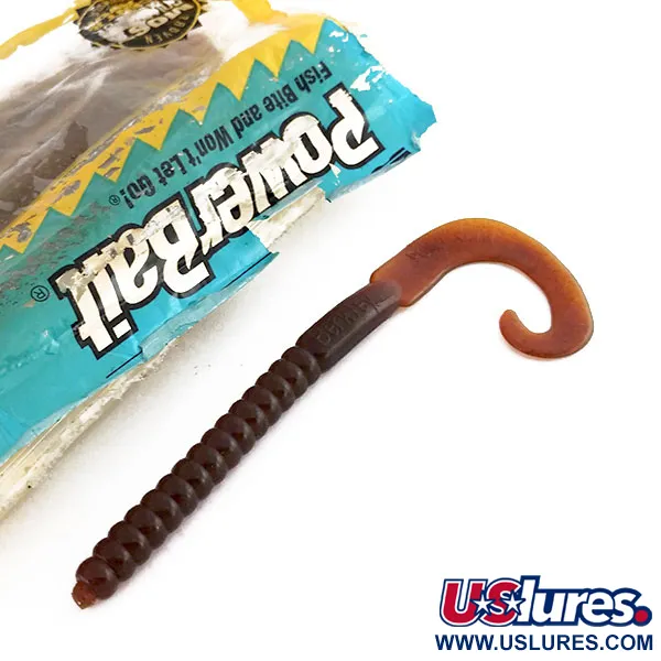 Berkley Powerbait Power Worm, 15 шт., силікон, Pumpkinseed, до рибалки #9823