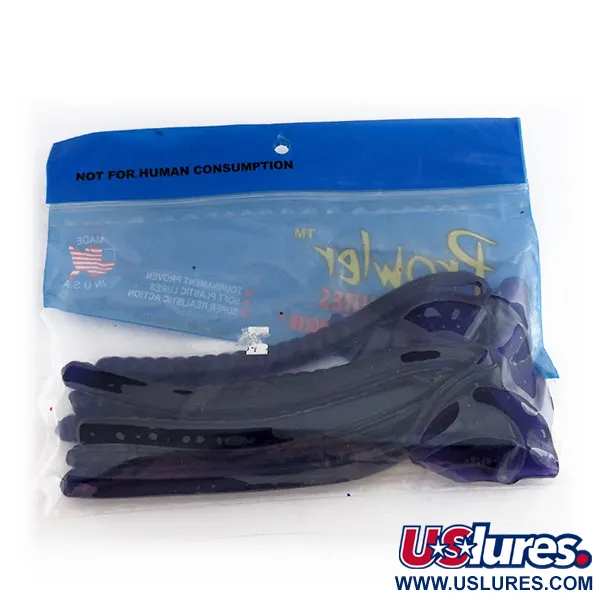 Other Prowler Magnum Worm, 7 шт., силікон, фіолетовий, до рибалки #9824