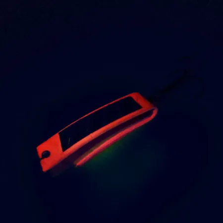 South Bend Super-Duper 506 UV (світиться в ультрафіолеті), неоновий помаранчевий, 7 г, блесна коливалка (колебалка) #9851