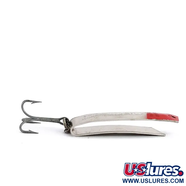 Luhr Jensen Super-Duper 509, нікель/червоний, 11 г, блесна коливалка (колебалка) #9852