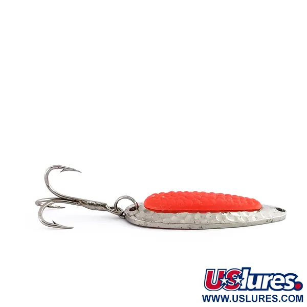 Blue Fox Pixee UV (світиться в ультрафіолеті), карбований нікель/помаранчевий, 14 г, блесна коливалка (колебалка) #9854