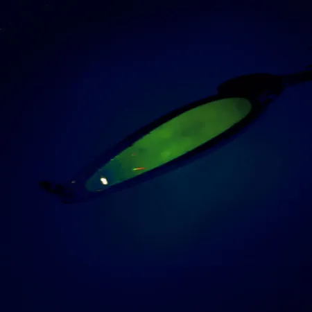 Bay de Noc Swedish Pimple, нікель/зелений, 14 г, блесна коливалка (колебалка) #9856