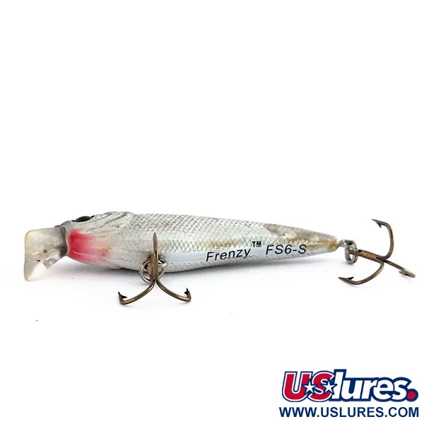 Berkley Frenzy Firestick Minnow Shallow FS6-S, срібло, 4,4 г, воблер #9873