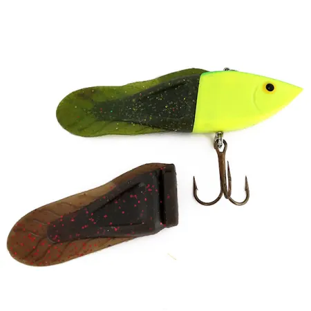 Berkley PowerBait Power Rattle, змінні хвости, Шартрез, 14 г, воблер #9888