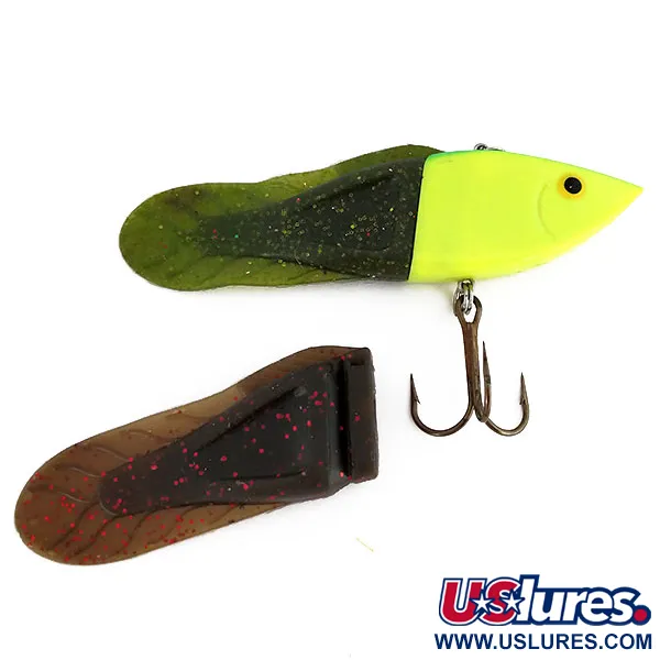 Berkley PowerBait Power Rattle, змінні хвости, Шартрез, 14 г, воблер #9888