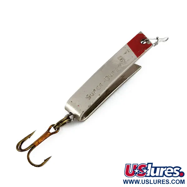 South Bend Super-Duper 503, нікель/червоний, 4,3 г, блесна коливалка (колебалка) #9895
