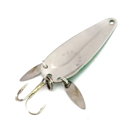 Marathon з пелюстками, зелений/жовтий/нікель, 12 г, блесна коливалка (колебалка) #9911