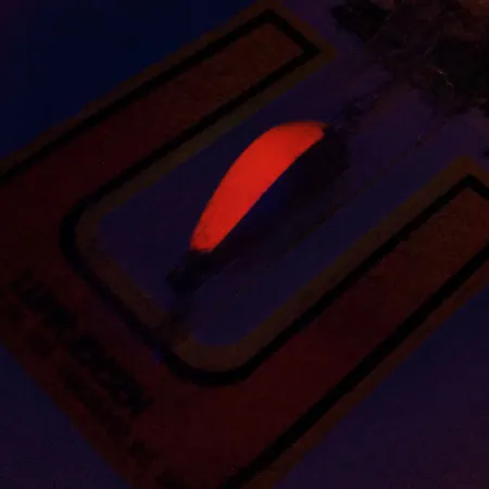 Luhr Jensen Lil' Kroc (Krocodile Stubby), нікель/червоний, 4,5 г, блесна коливалка (колебалка) #9914