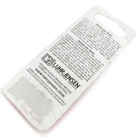 Luhr Jensen Krocodile, нікель/червоний, 7 г, блесна коливалка (колебалка) #9920