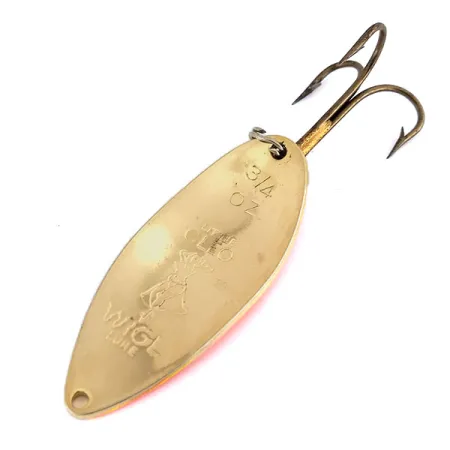 Seneca Little Cleo (Hula Girl), золото/помаранчевий, 21 г, блесна коливалка (колебалка) #9939