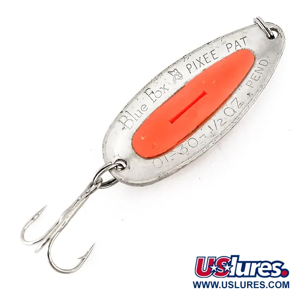 Blue Fox Pixee UV (світиться в ультрафіолеті), рожевий/карбований нікель, блесна коливалка (колебалка) #9972