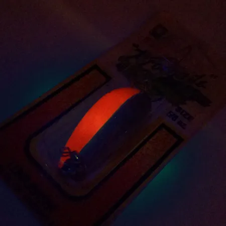 Luhr Jensen Lil' Kroc (Krocodile Stubby), червоний/нікель, 14 г, блесна коливалка (колебалка) #9996