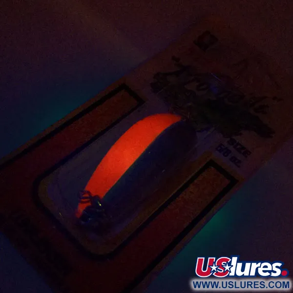 Luhr Jensen Lil' Kroc (Krocodile Stubby), червоний/нікель, 14 г, блесна коливалка (колебалка) #9996