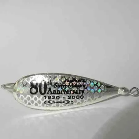 Johnson Silver Minnow, срібло, 1/4 oz (9 г), блесна коливалка (колебалка) #0007