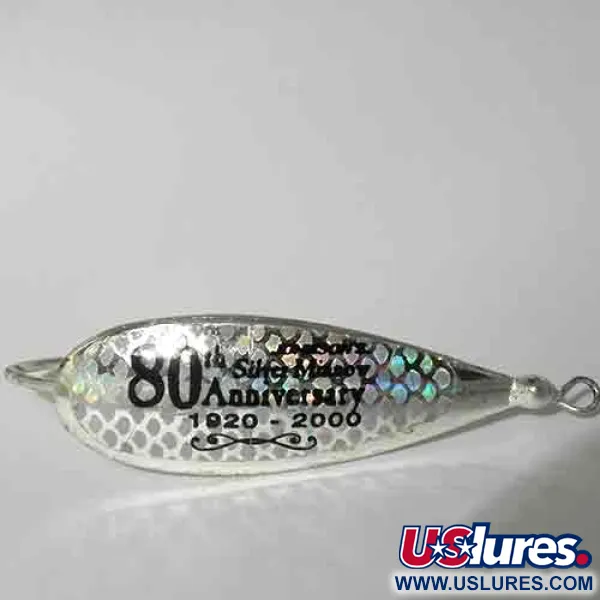  Johnson Silver Minnow, срібло, 1/4 oz (9 г), блесна коливалка (колебалка) #0007